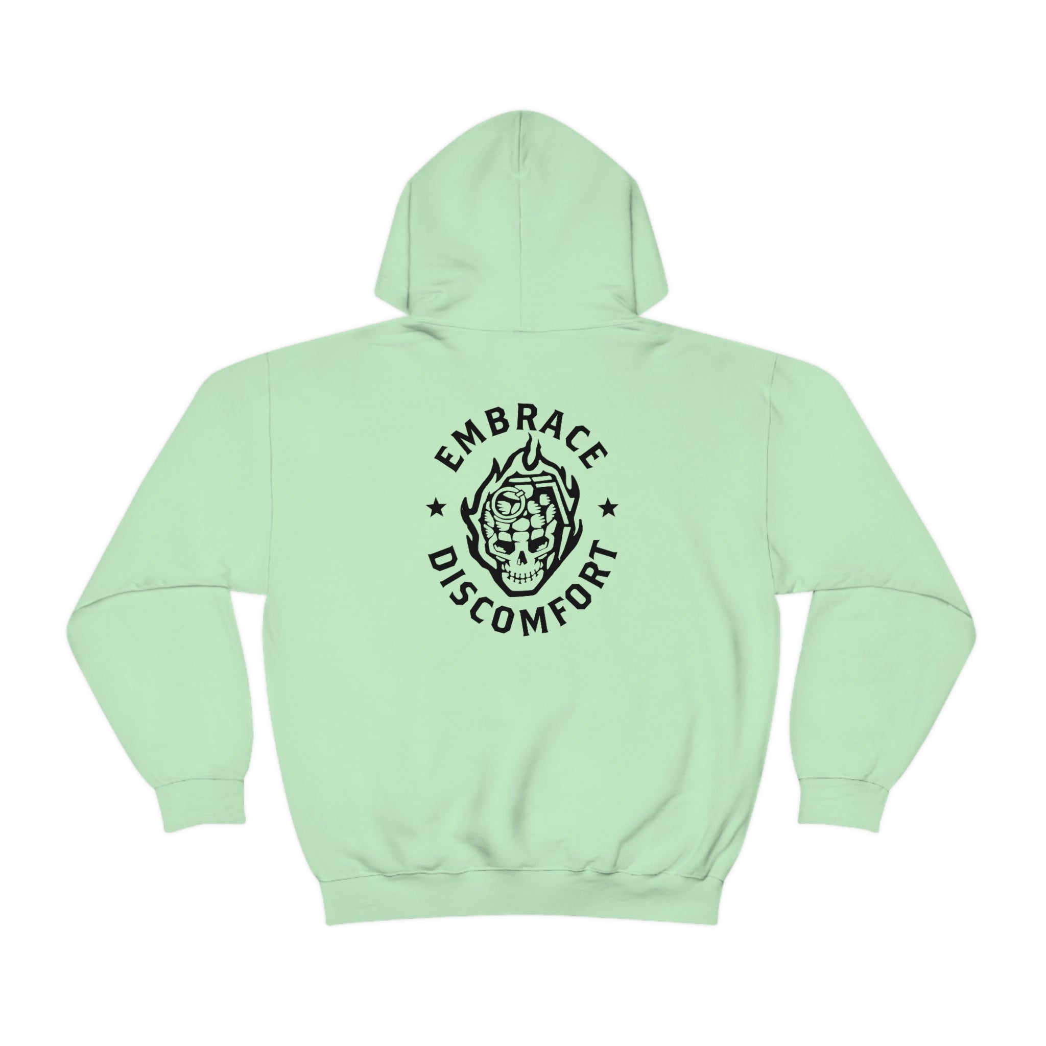 RSBC Unisex Heavy Blend Hoodie - Mint with RSBC Letters & Embraced Black