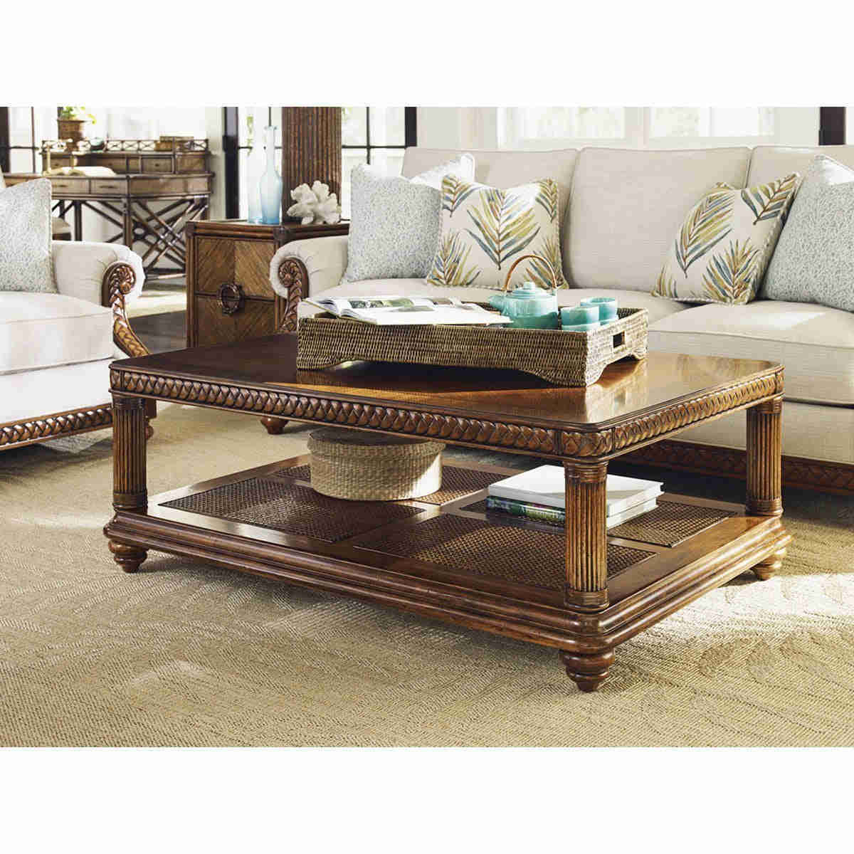 Tommy Bahama Bali Hai Rectangular Cocktail Table