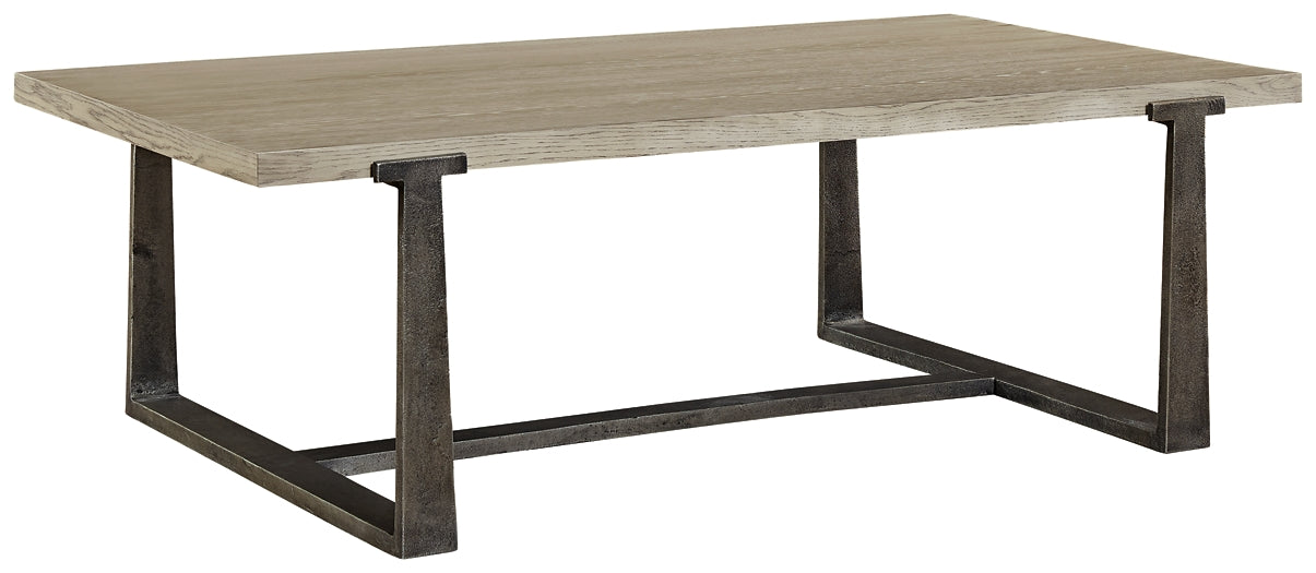 Dalenville Industrial Style Rectangular Coffee Table