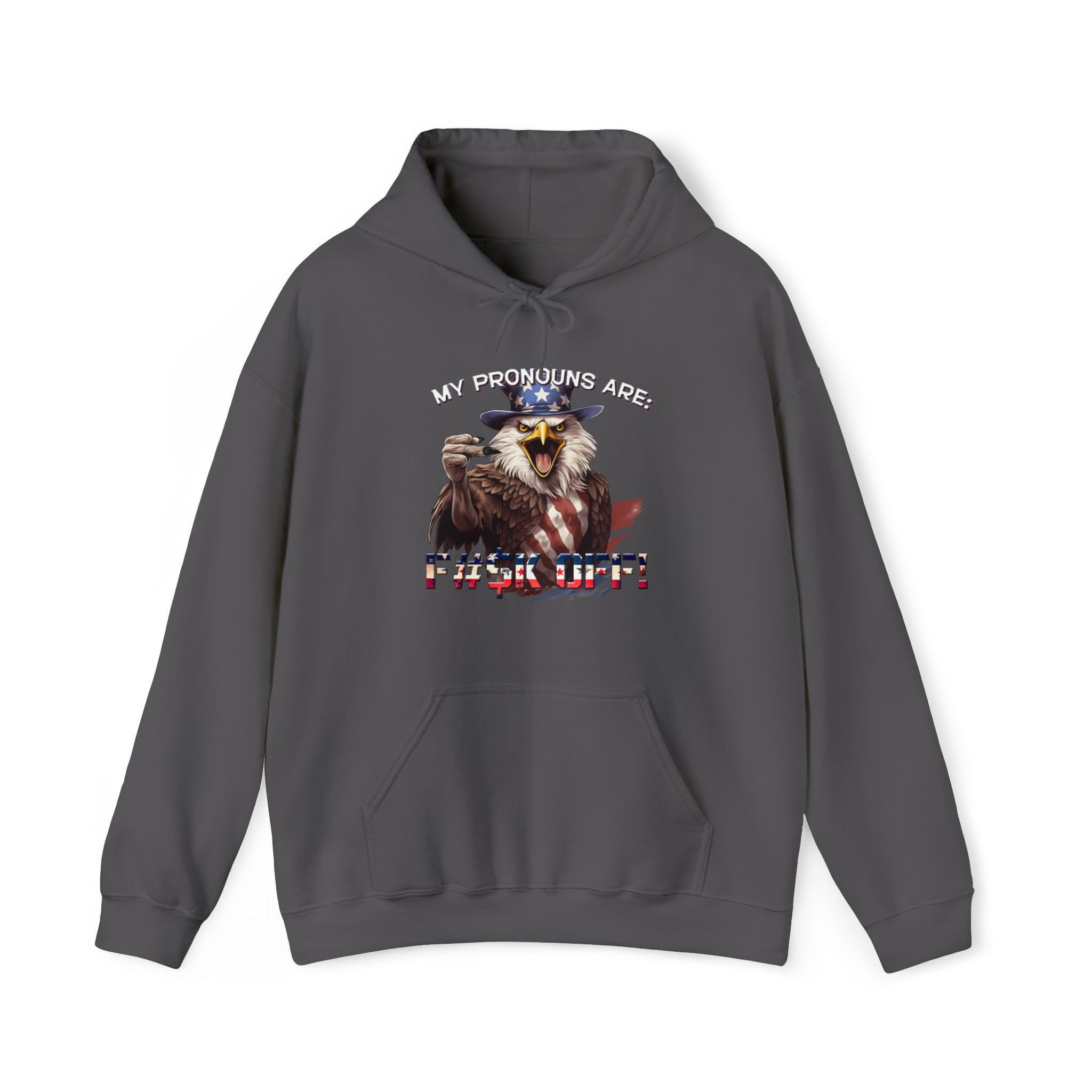 Proudly Display Your Pronouns — Censored Hoodie
