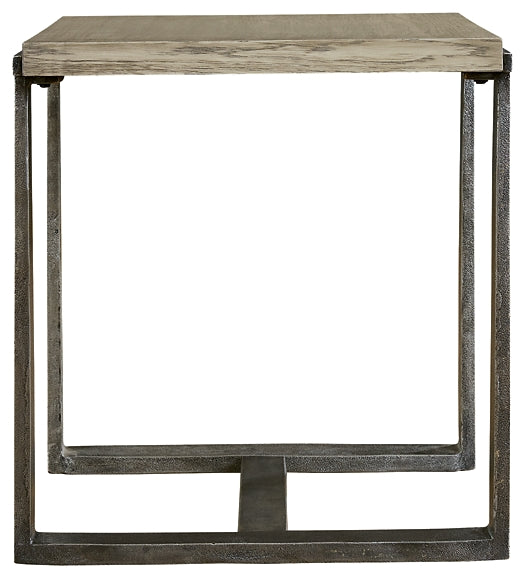 Dalenville Industrial Style Rectangular End Table