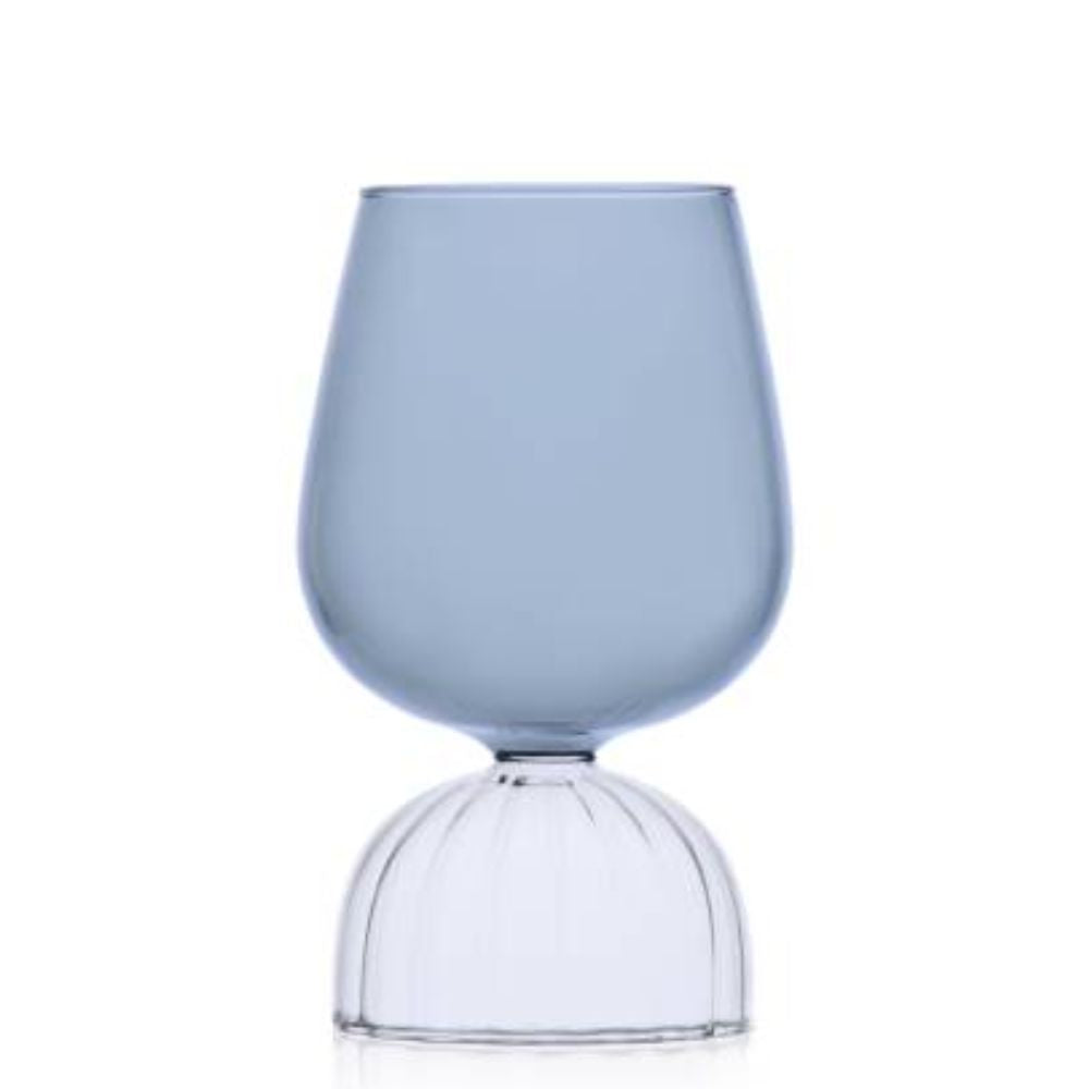 Elegant Smoke-Colored Red Wine Glass by Ichendorf Tutu Colore