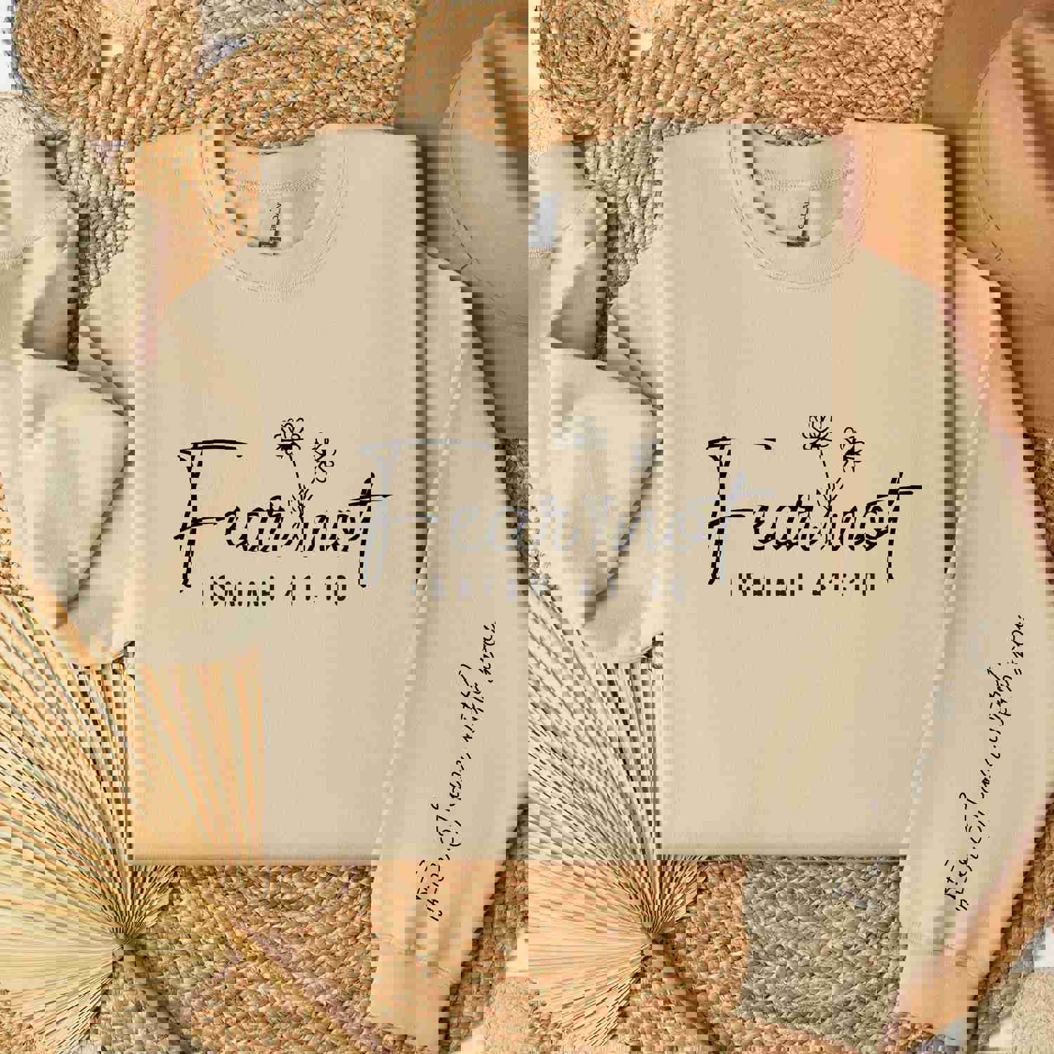Courageous Faith Isaiah 41:10 Unisex Sweatshirt
