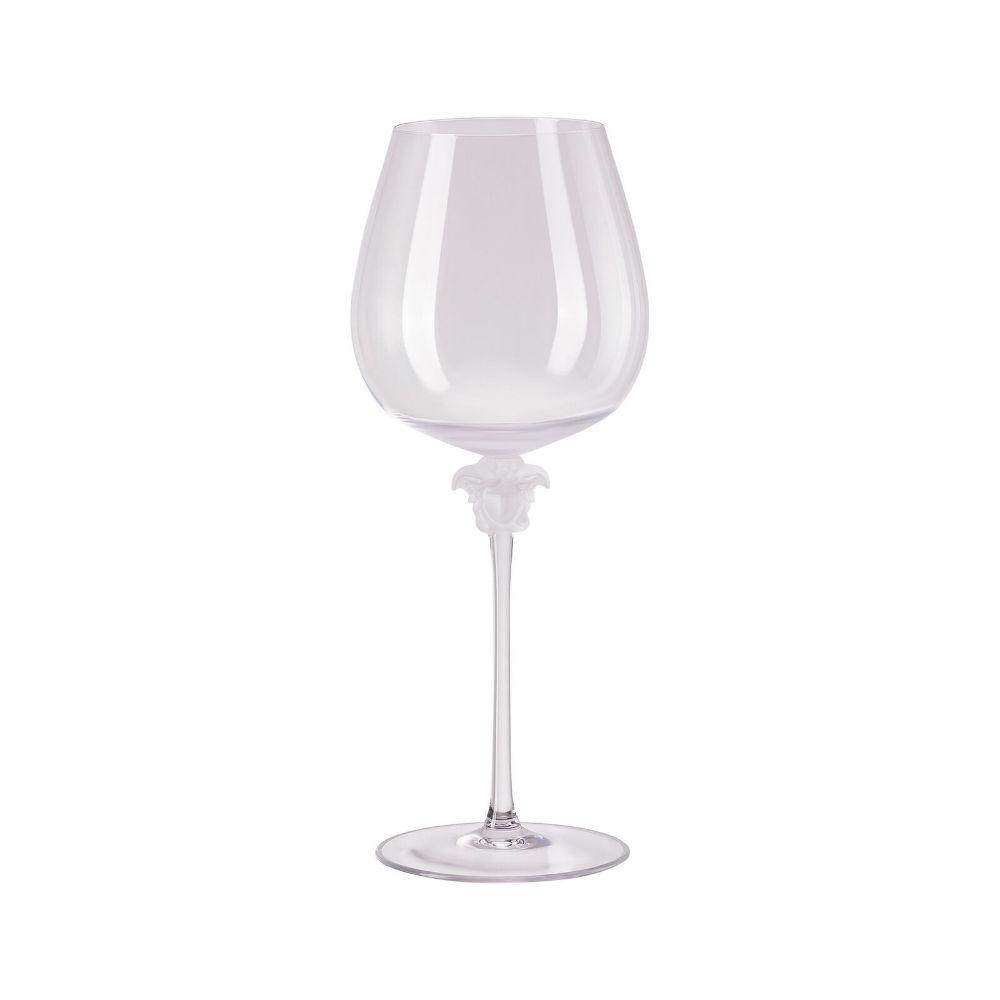 Versace-Inspired Rosenthal Lumière Burgundy Red Wine Goblet