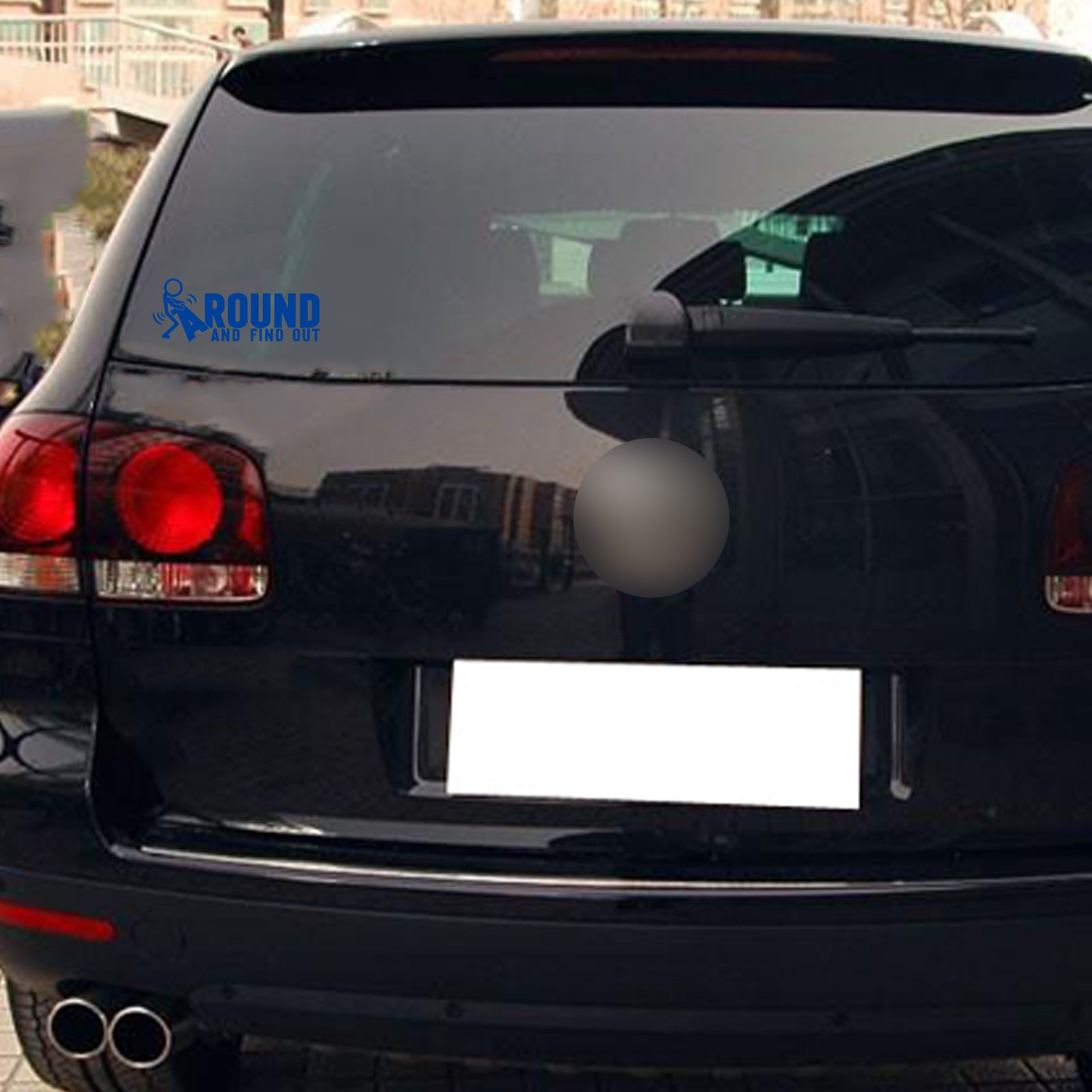 Xotic Tech FAFO JDM Car Window Decal, 3-Piece Reflective Vinyl Sticker Set