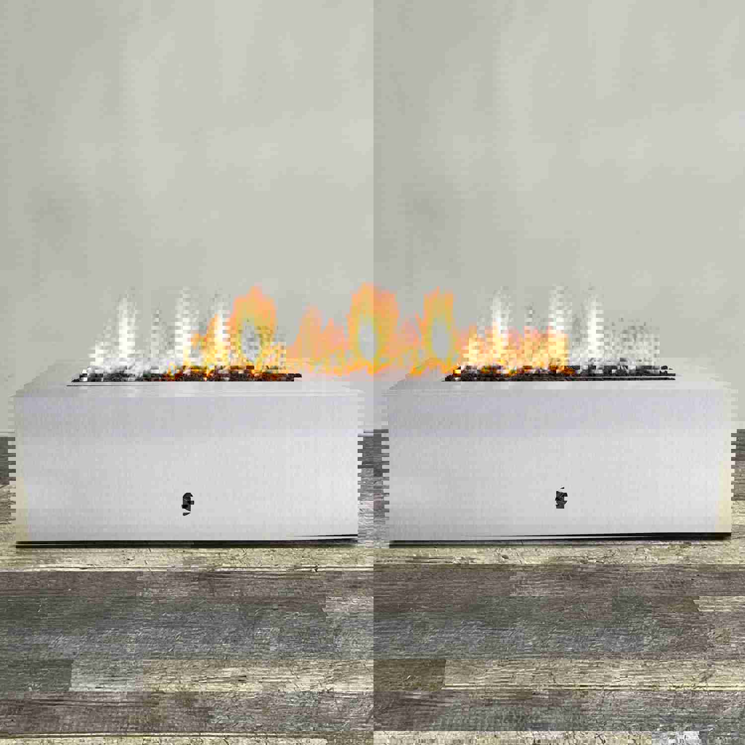 Starfire Designs Gravity Rectangle Stainless Steel Gas Fire Pit