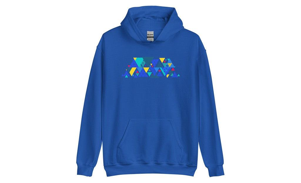 Geometric Pyraminx Hoodie - Cozy and Stylish Sweatshirt