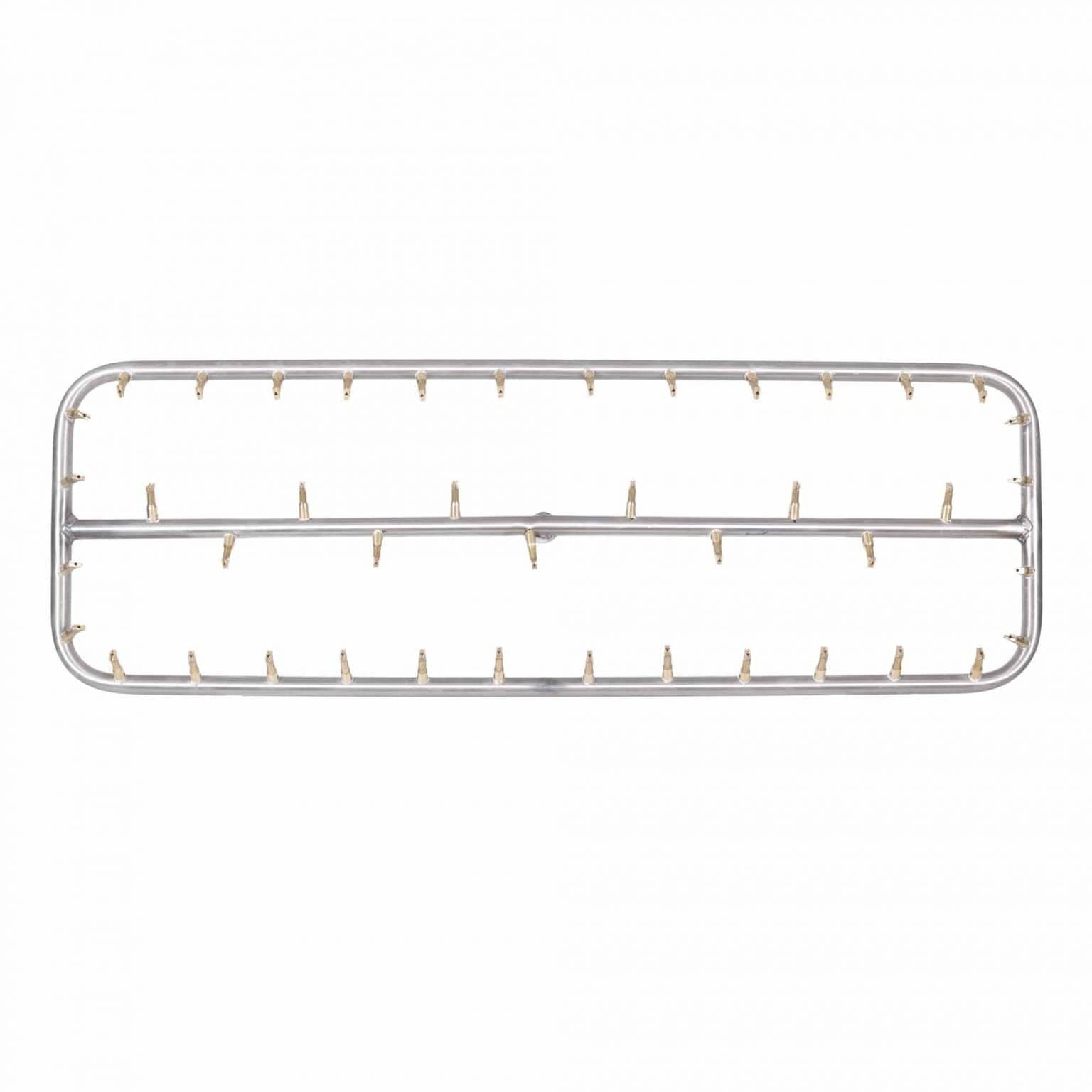 Premium Rectangle Stainless Steel Gas Fire Pit Burner