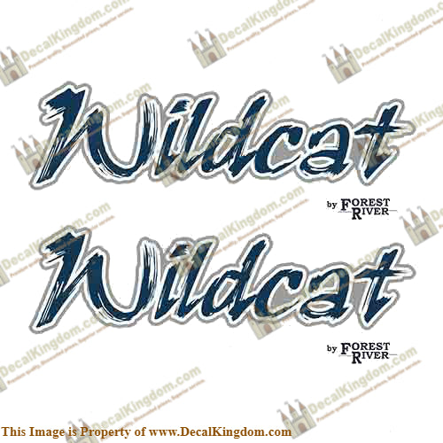 Wildcat by Forest River RV Decals - High-Quality Reproduction Set
