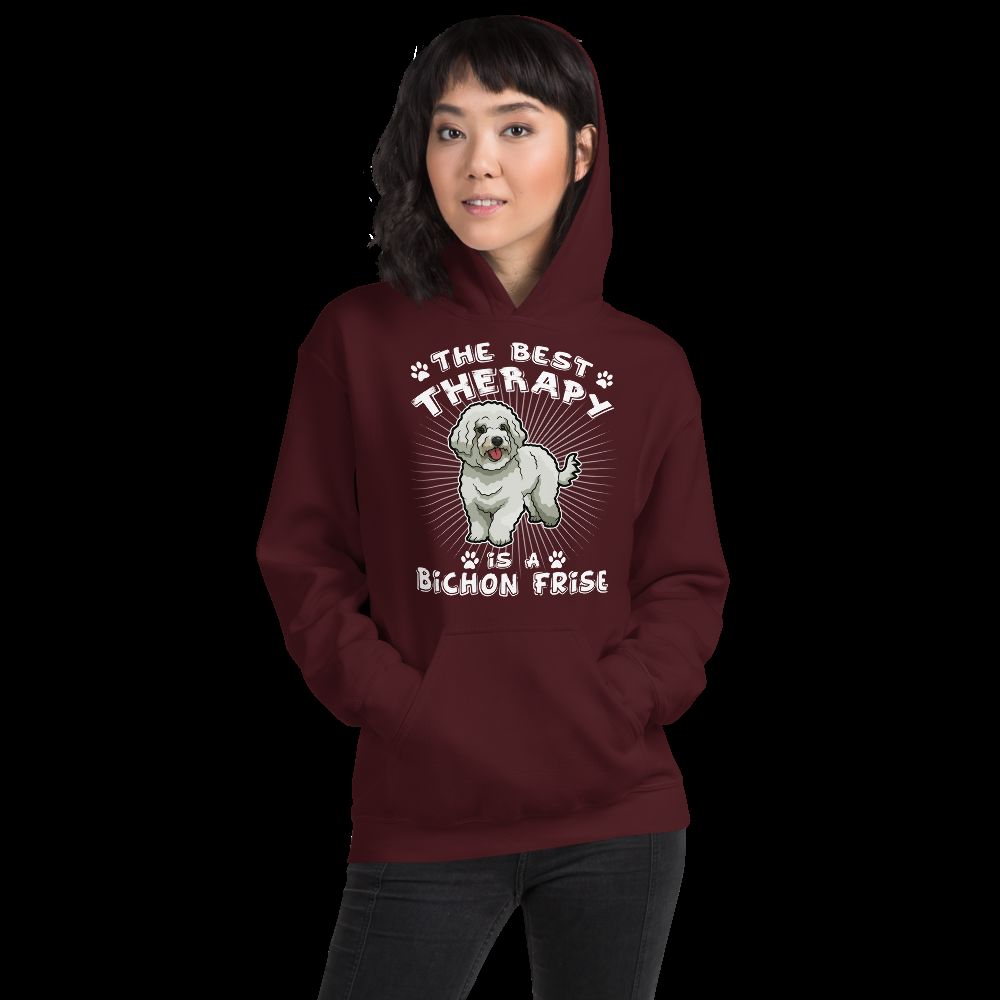 Cozy Bichon Unisex Hoodie for Comfortable Evenings