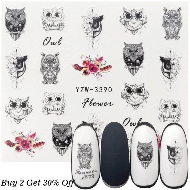 Elegant Gradient Marble Nail Art Sticker Set