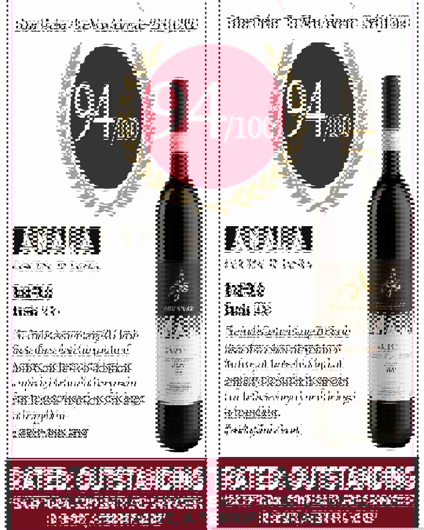 Barolo Bussia DOCG - Premium Nebbiolo Wine