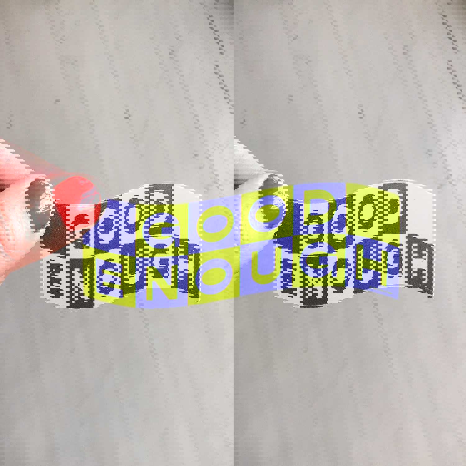 Embrace Imperfection with "Good Enough" Vinyl Sticker