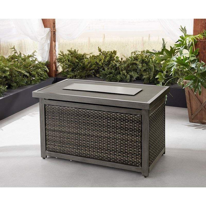 Pasadena Outdoor Aluminum Gas Fire Pit Table