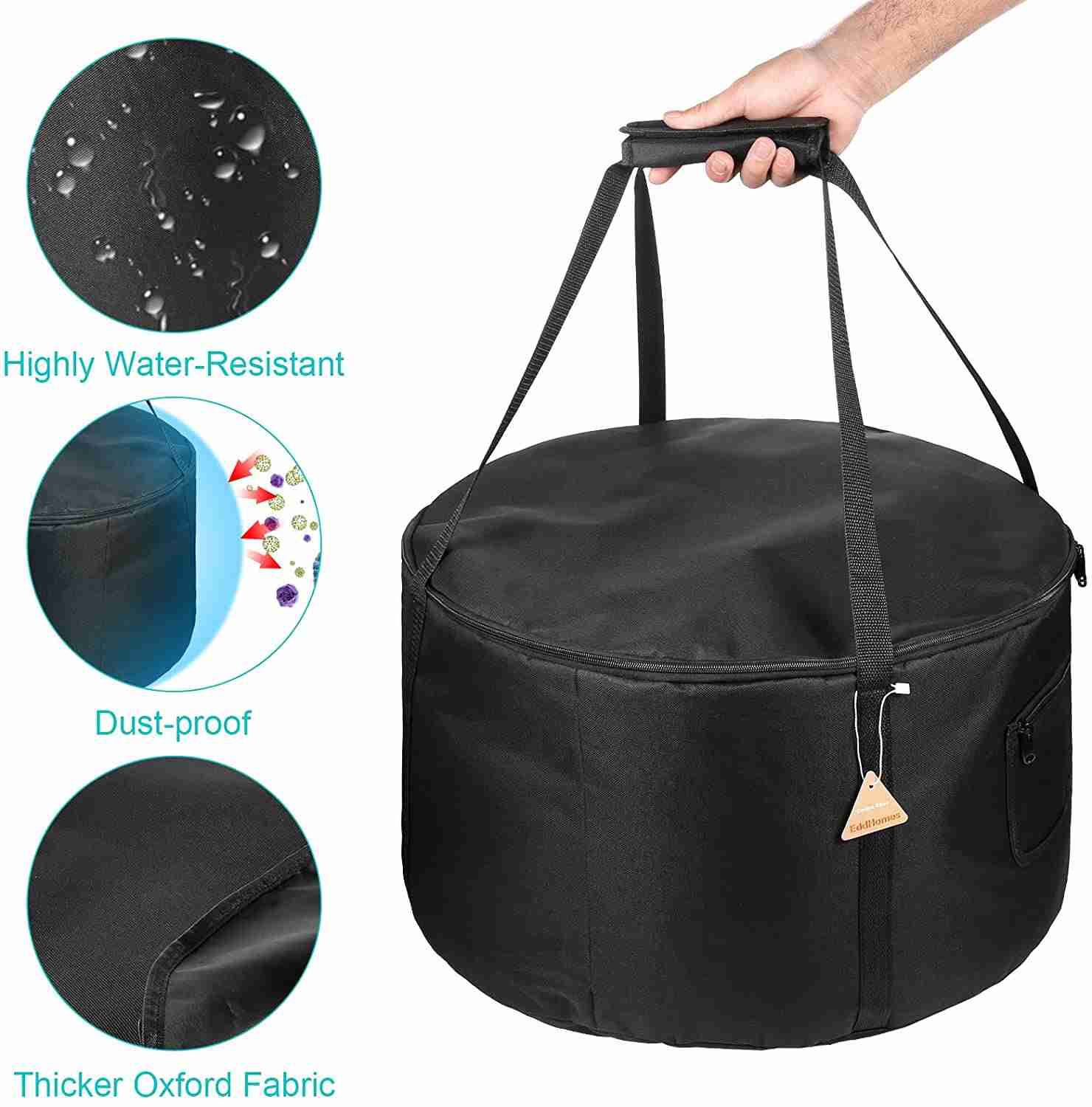 Water-Resistant Outdoor Fire Pit Carrying Bag for Outland Firebowl 863 & 864