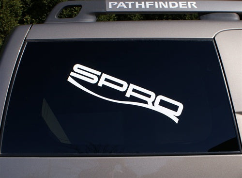 SPRO White Boat Decal Sticker