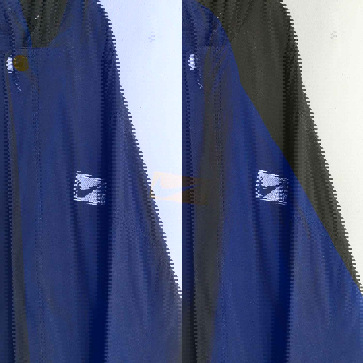 Vintage 90s Nike Parka Hoodie Jacket XL - Blue Swoosh Sportswear