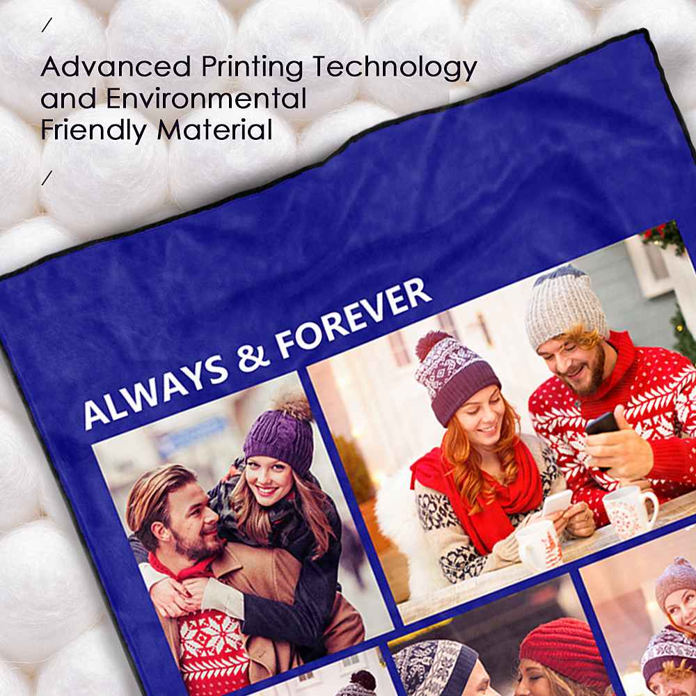 Personalized Dog Photo Fleece Blanket - Perfect Pet Lover's Gift