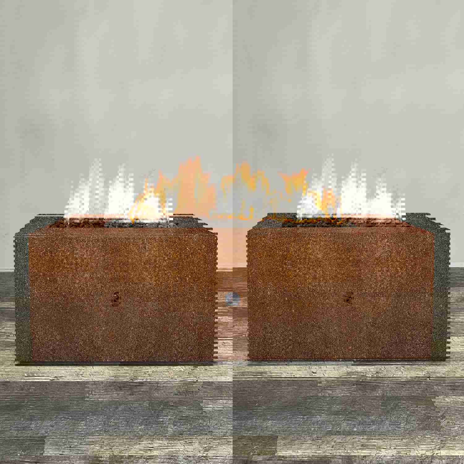 Starfire Designs Gravity 60 x 32 Rectangle Corten Steel Gas Fire Pit
