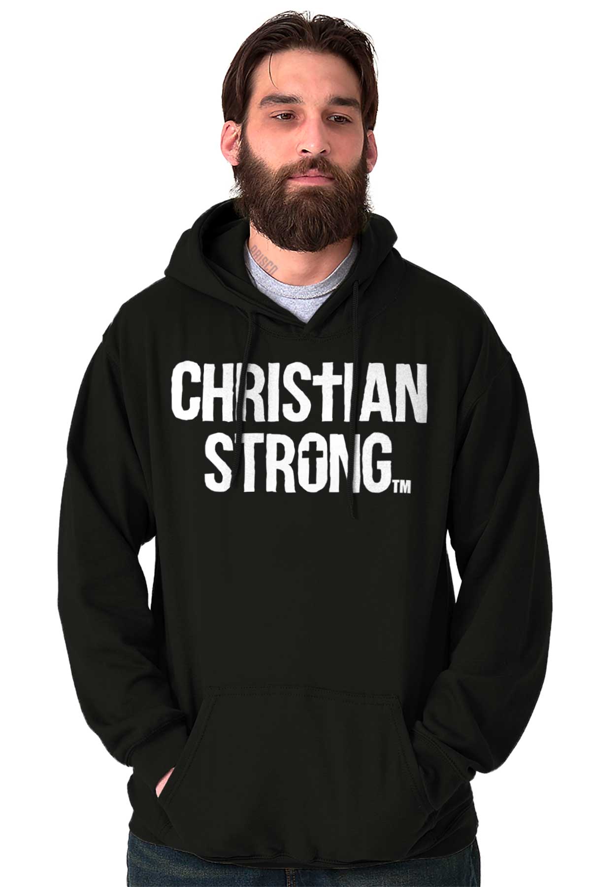Embrace Your Faith with Christian Strong Logo Hoodie