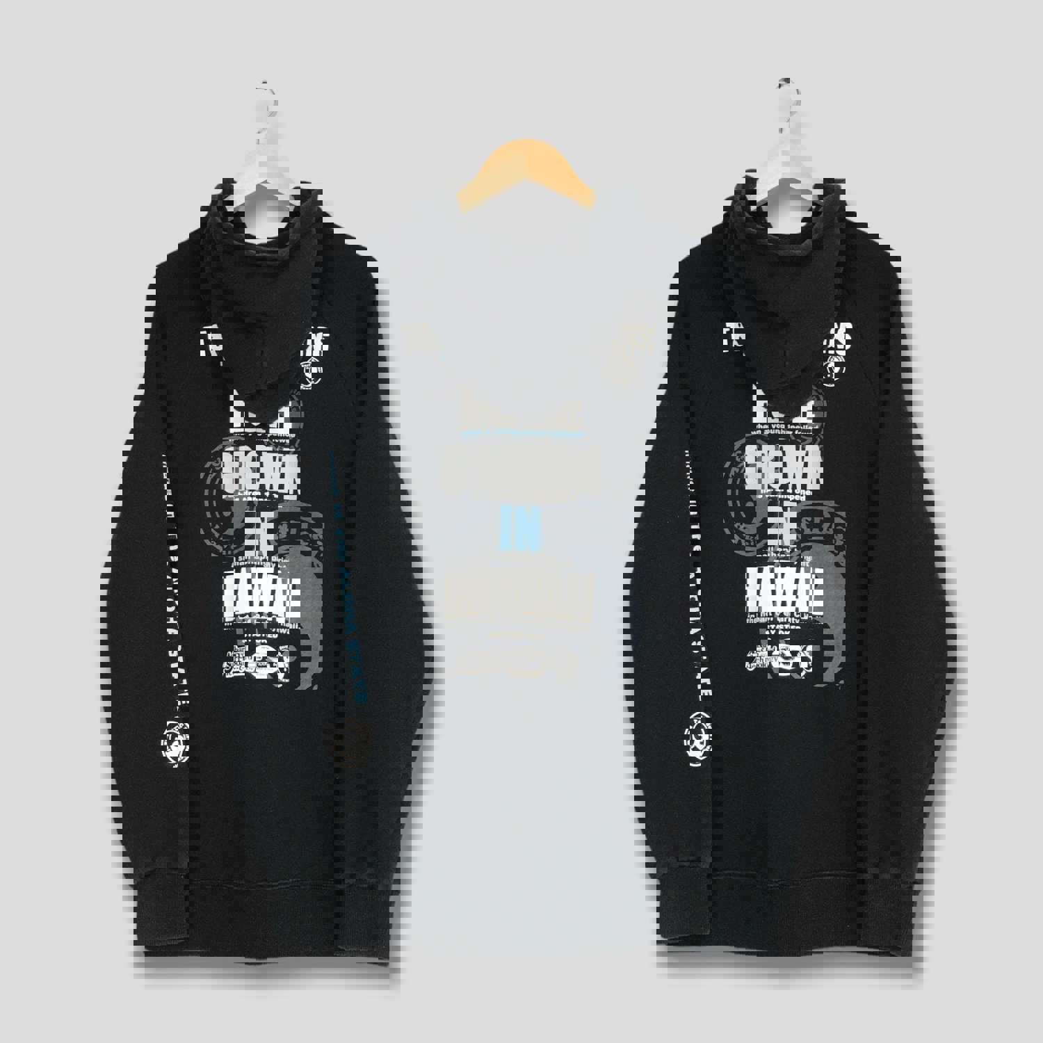 Vintage T&C Surf Designs Hoodie Sweater in Black, Size M