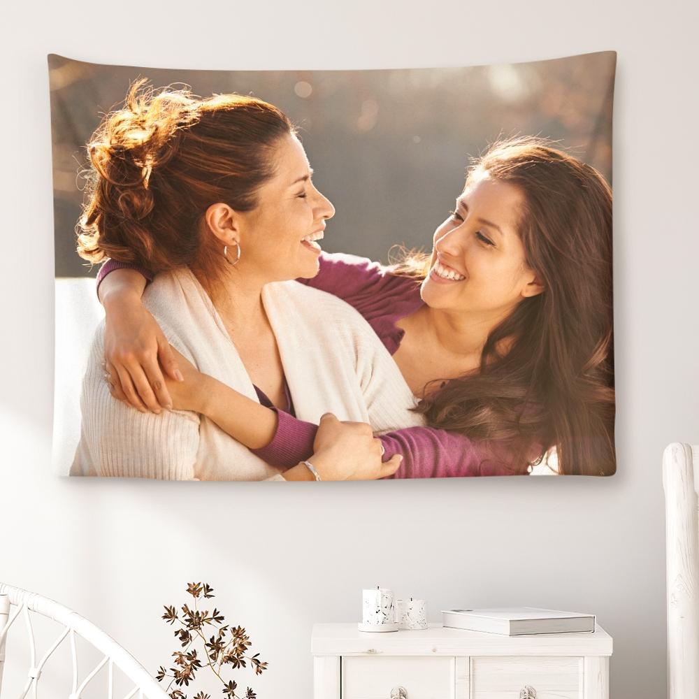 Custom Photo Tapestry - Personalized Wall Art for Home Decor