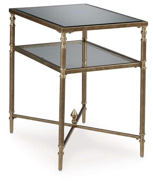 Elegant Traditional Cloverty Rectangular End Table