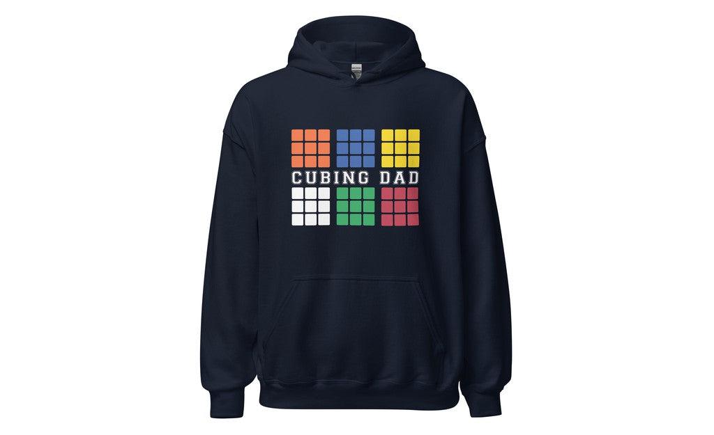 Cubing Dad V4 (Dark) - Premium Rubik's Cube Hoodie