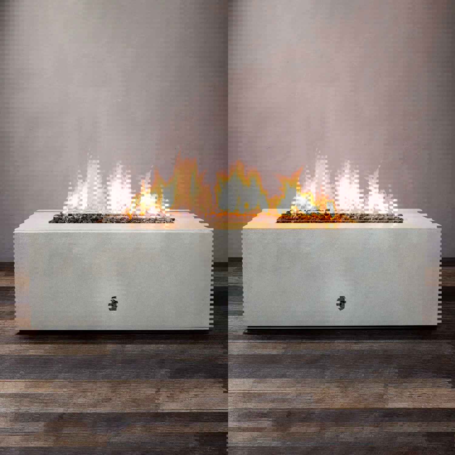 Starfire Designs Gravity 60 x 32 Rectangle Concrete Gas Fire Pit