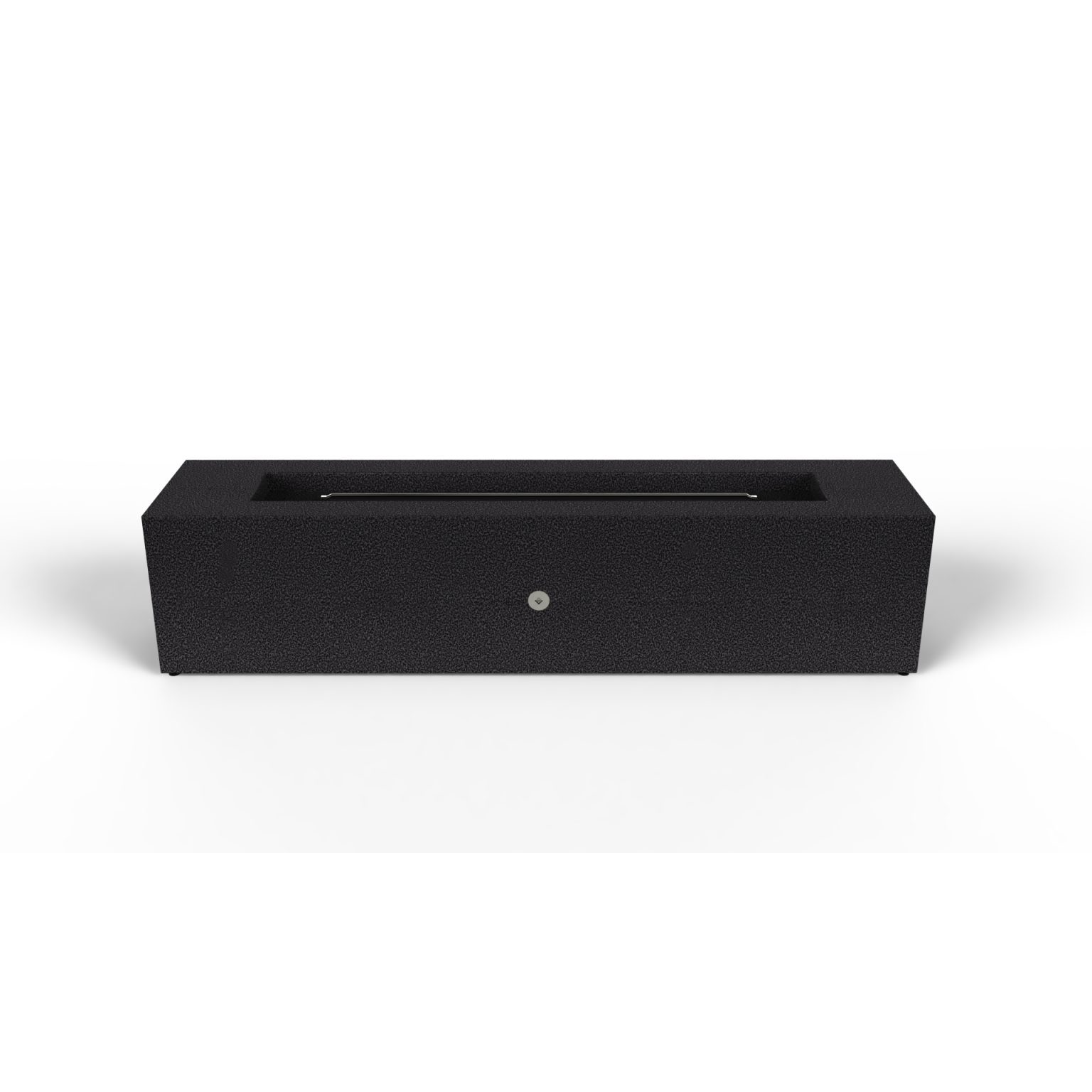 Outdoor Plus Carmen Rectangle Fire Pit with Powder Coated Steel and Free Cover