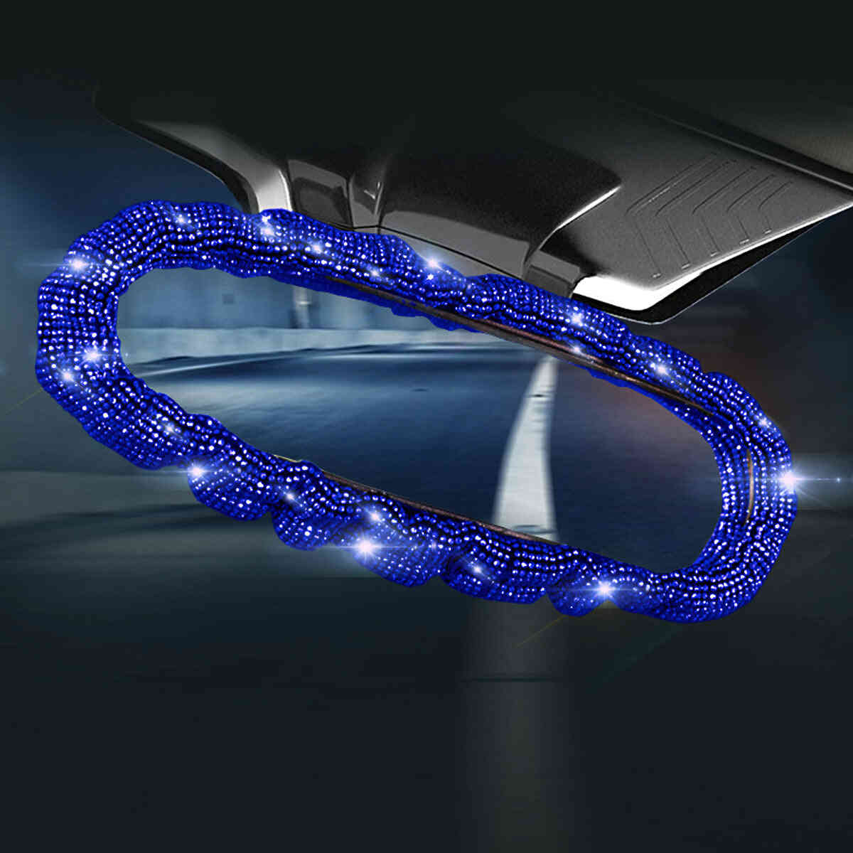 Luxury Sparkling Diamond Car Steering Wheel Cover