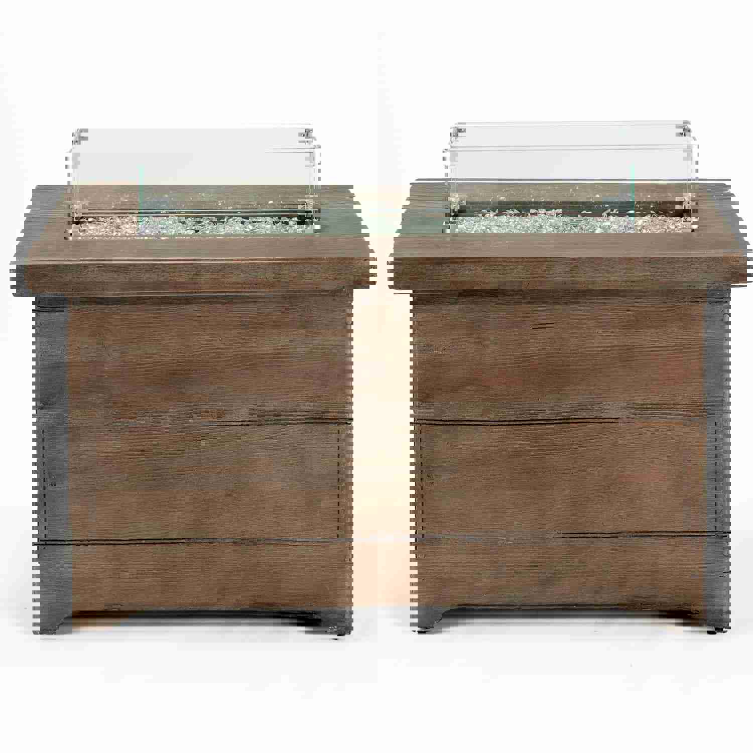 Bluegrass Living Barnyard Rectangular Propane Fire Pit Table