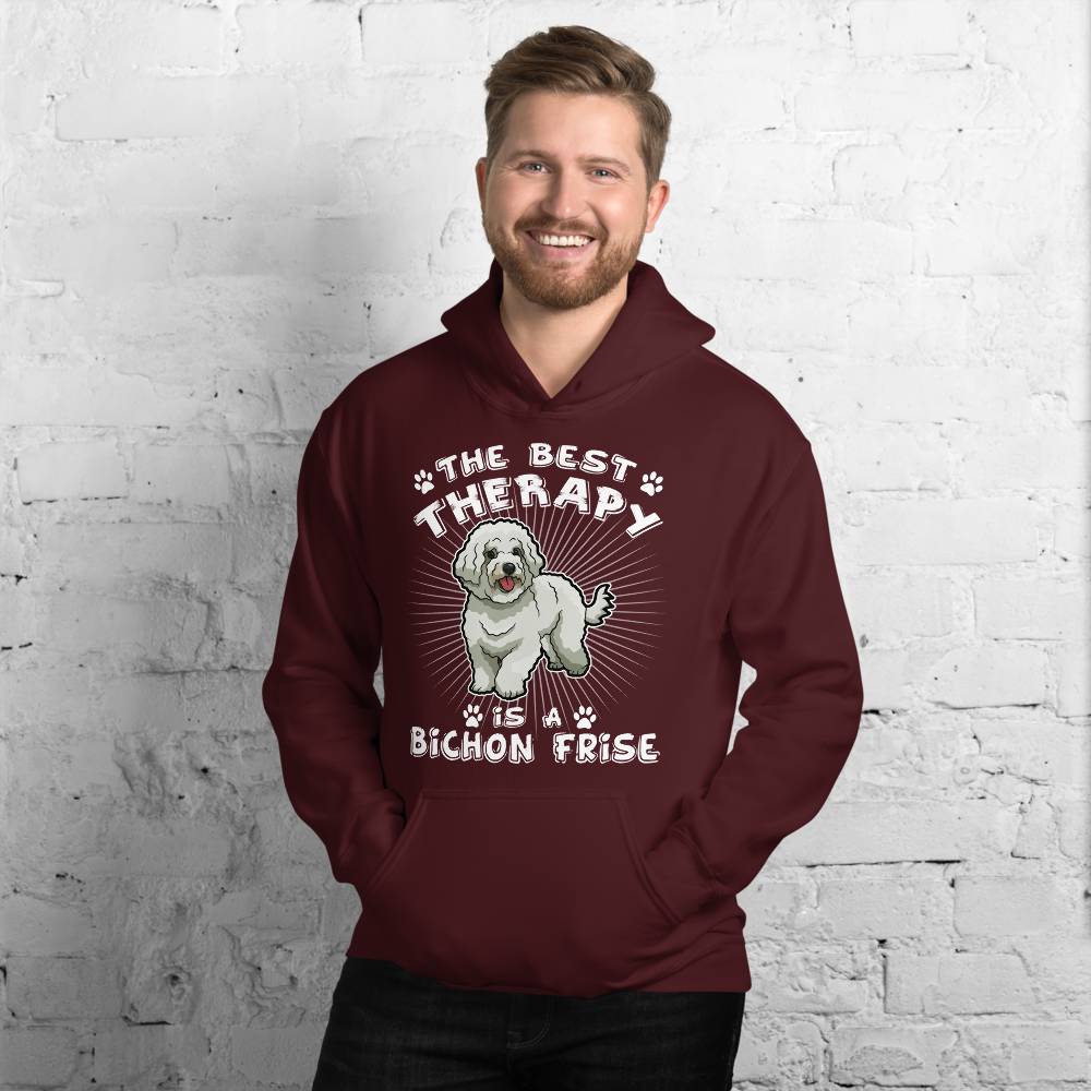 Cozy Bichon Unisex Hoodie for Comfortable Evenings