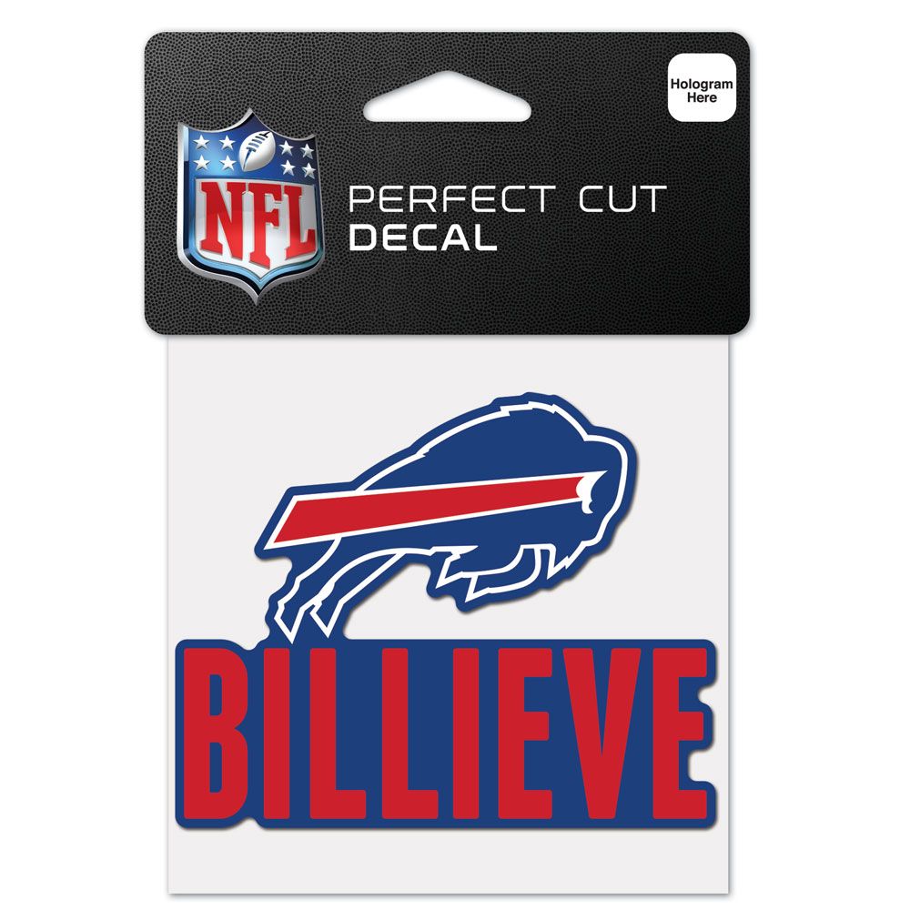 Buffalo Bills Perfect Cut Decal - 4" x 4"