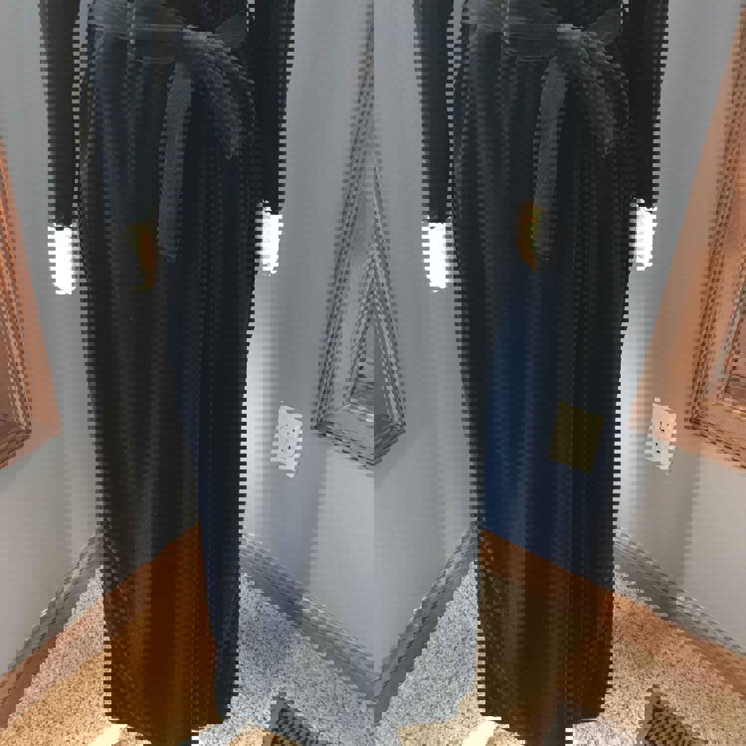 Vintage Velvet Evening Coat by Christian Dior