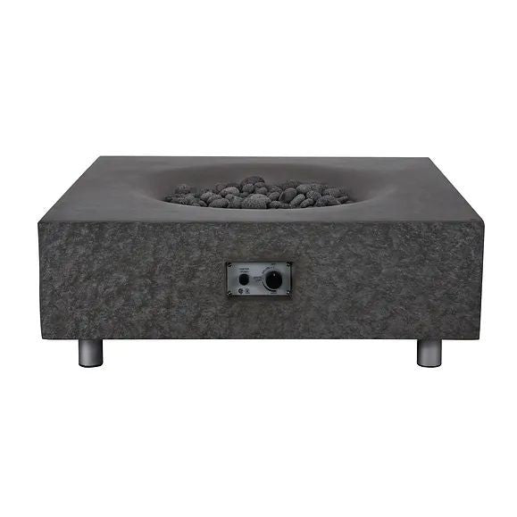 Elegant Outdoor Concrete Propane Fire Pit Table