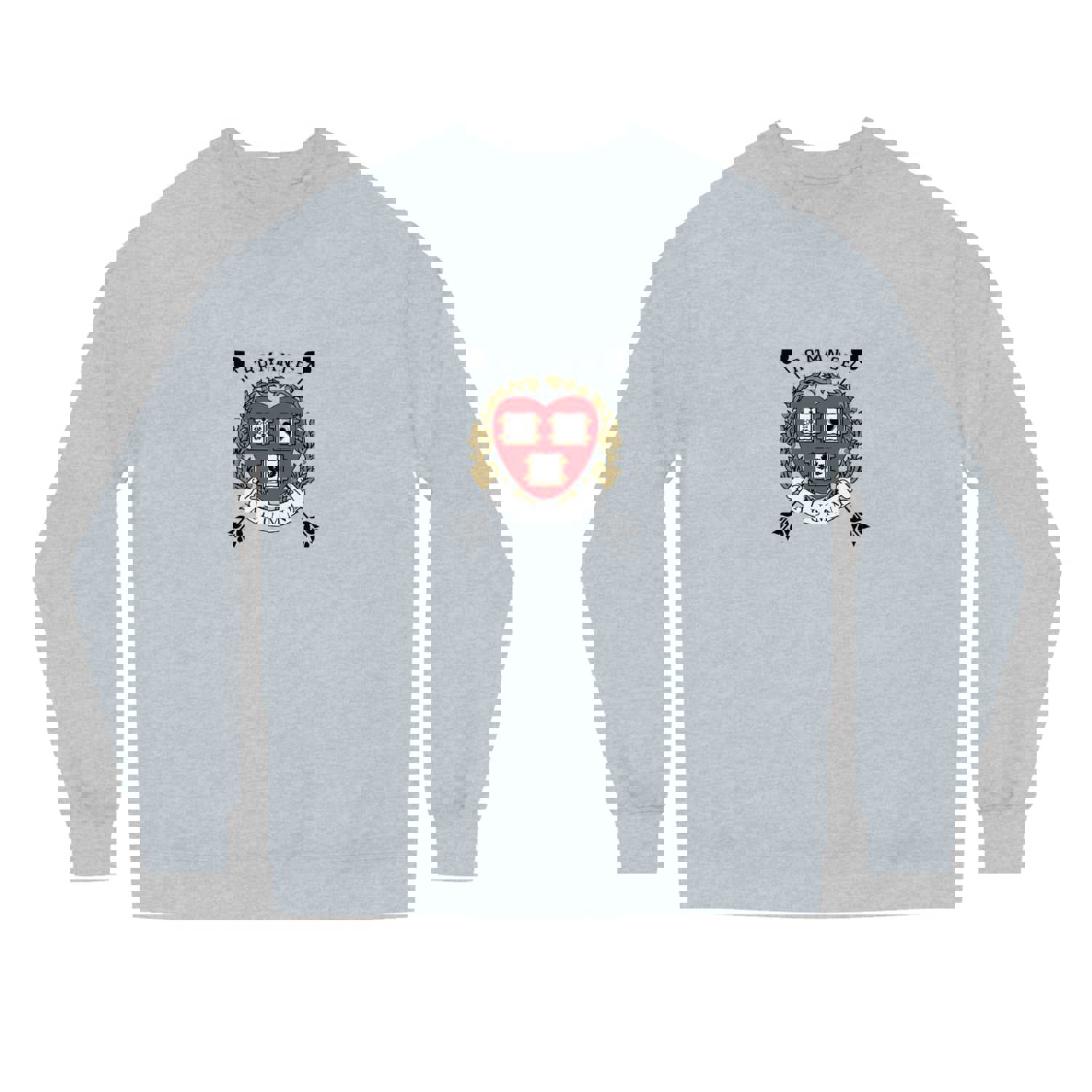 Arrow Crest Alumni Sweatshirt - Comfortable Crew Neck
