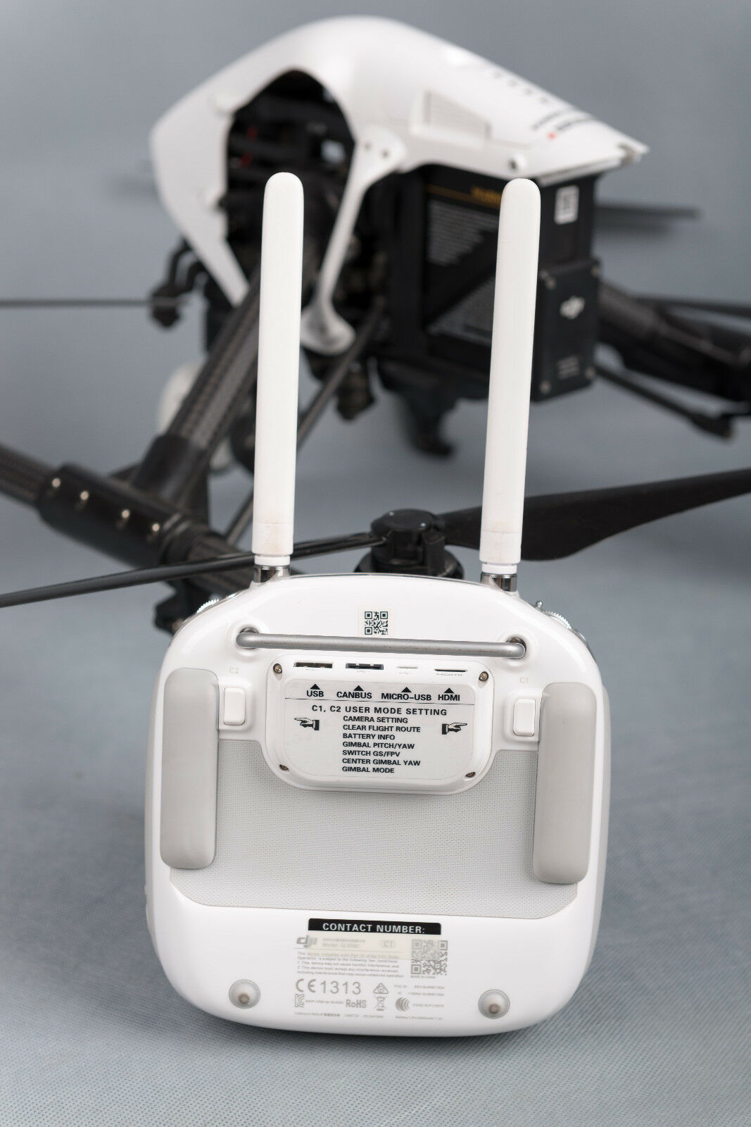 DJI Inspire Remote Control Sticker Set - Black/White Combo