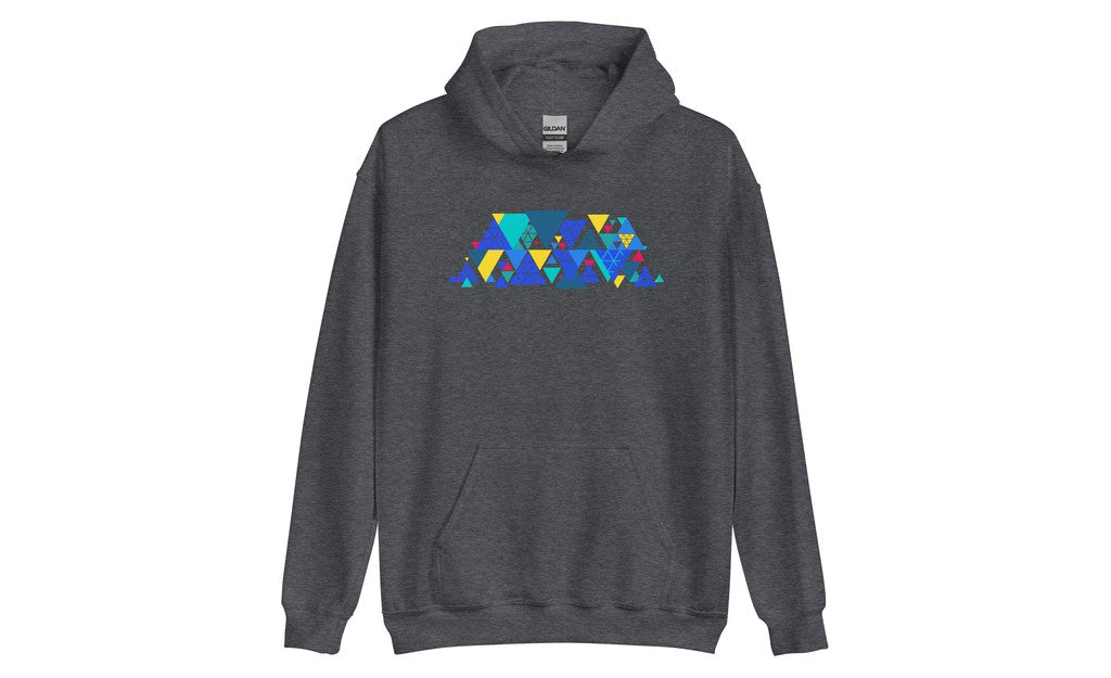 Geometric Pyraminx Hoodie - Cozy and Stylish Sweatshirt
