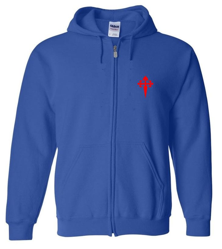 Saint George Cross Crusader Military Christian Hoodie