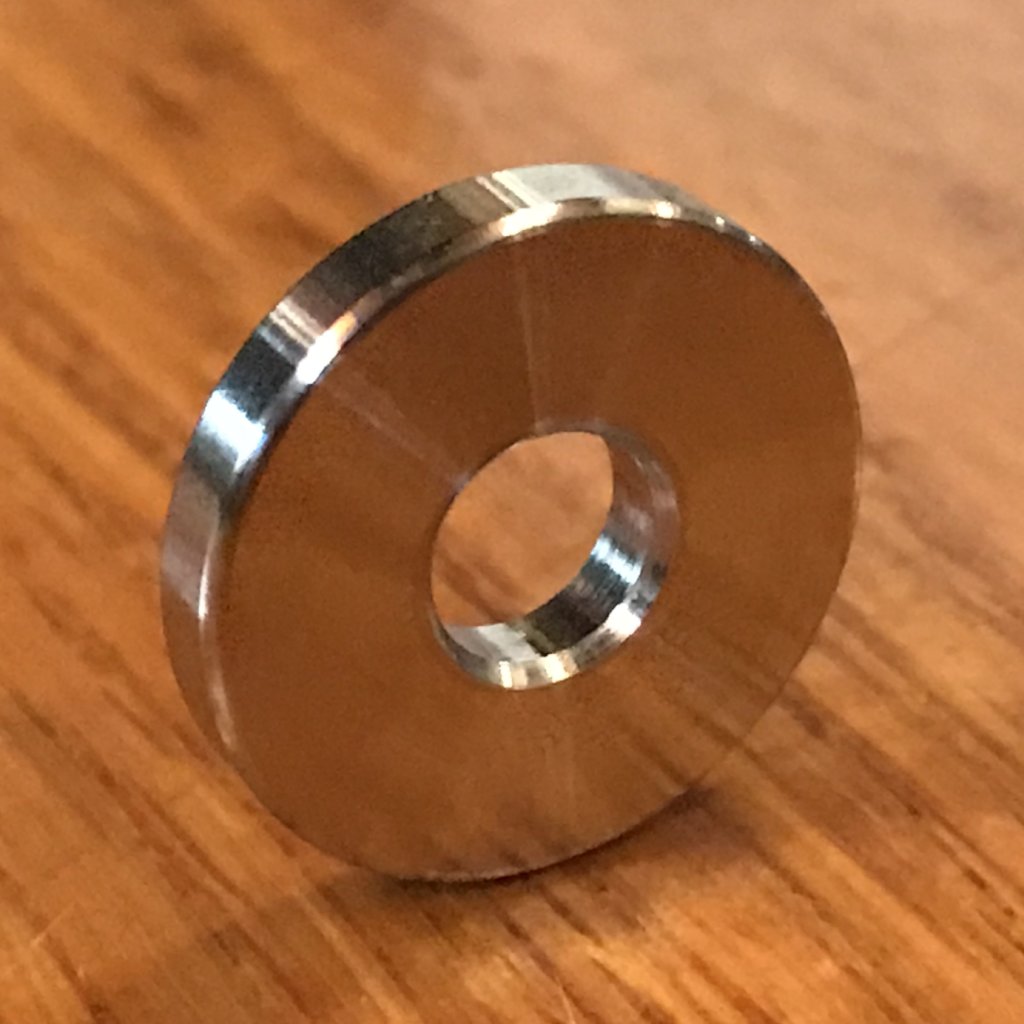 Precision 304 Stainless Steel Washer - 1/4" ID x 3/4" OD x 1/8" Thick