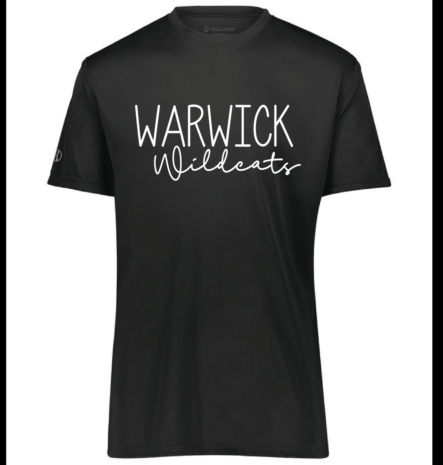 Holloway Momentum Athletic Tee with Warwick Wildcats Logo