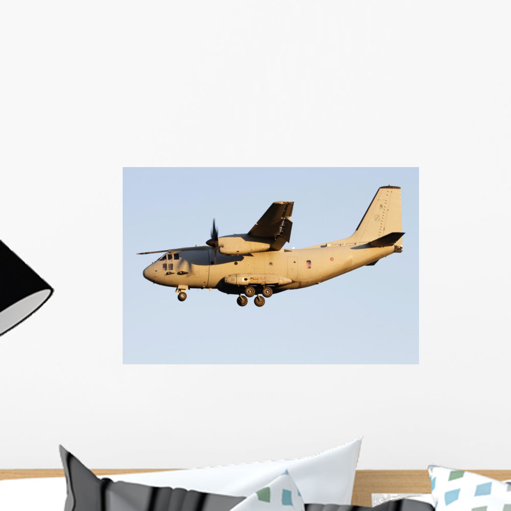 Alenia C-27j Spartan Italian Tan Wall Decal - Vibrant Decor for Any Space