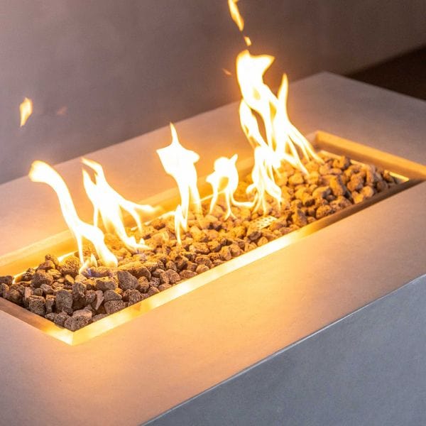 Starfire Designs Beton Rectangle Concrete Gas Fire Pit Cover