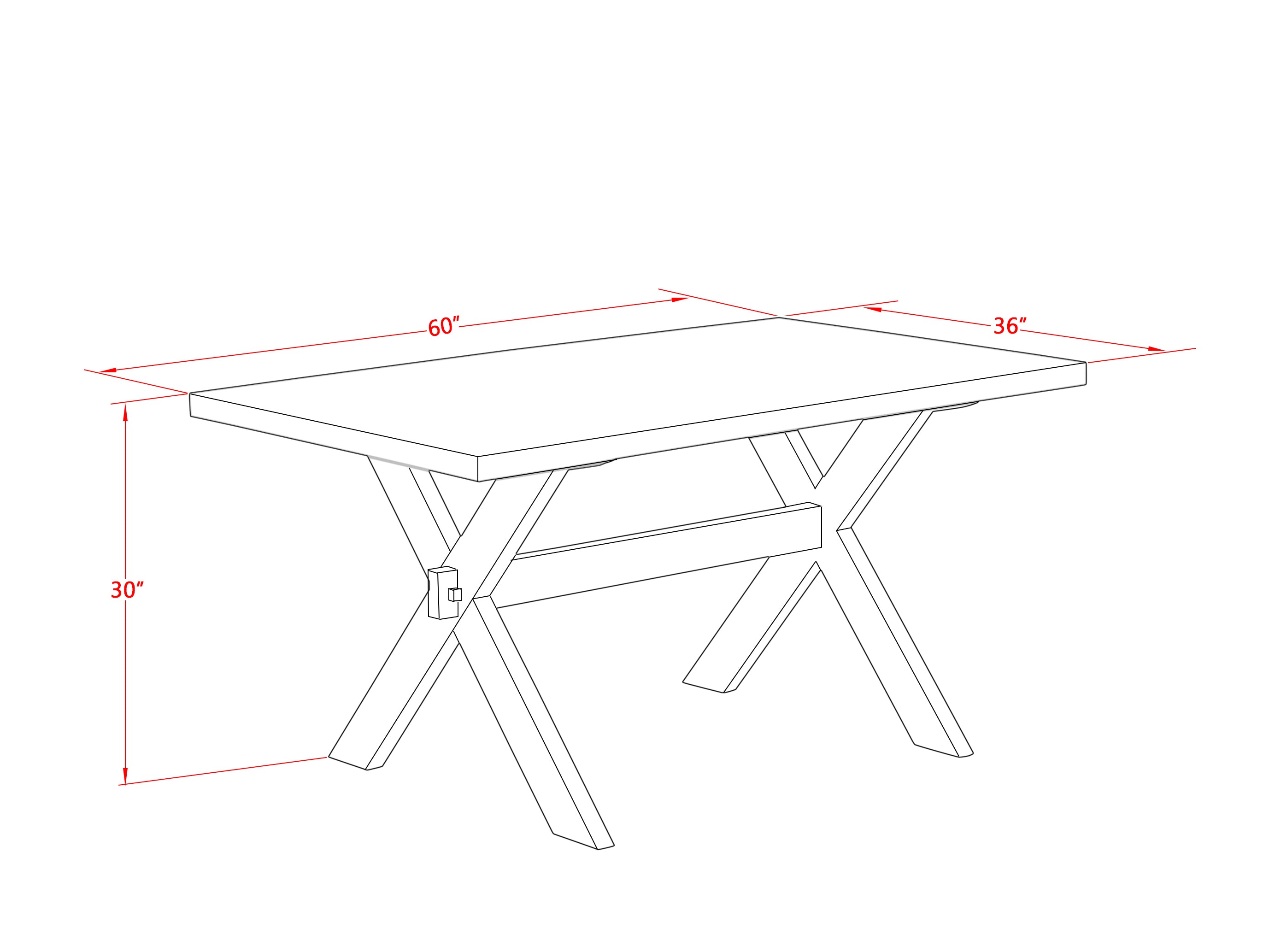 Elegant 7-Piece Dining Set with Rectangular Table and 6 Chairs