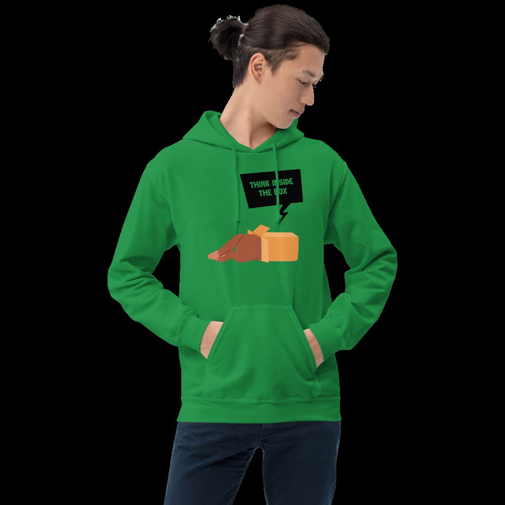 Cozy & Stylish Think Inside the Box Hoodie