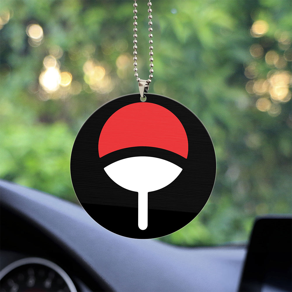 Uchiha Anime Acrylic Car Ornament - Custom Decor for Car & Home