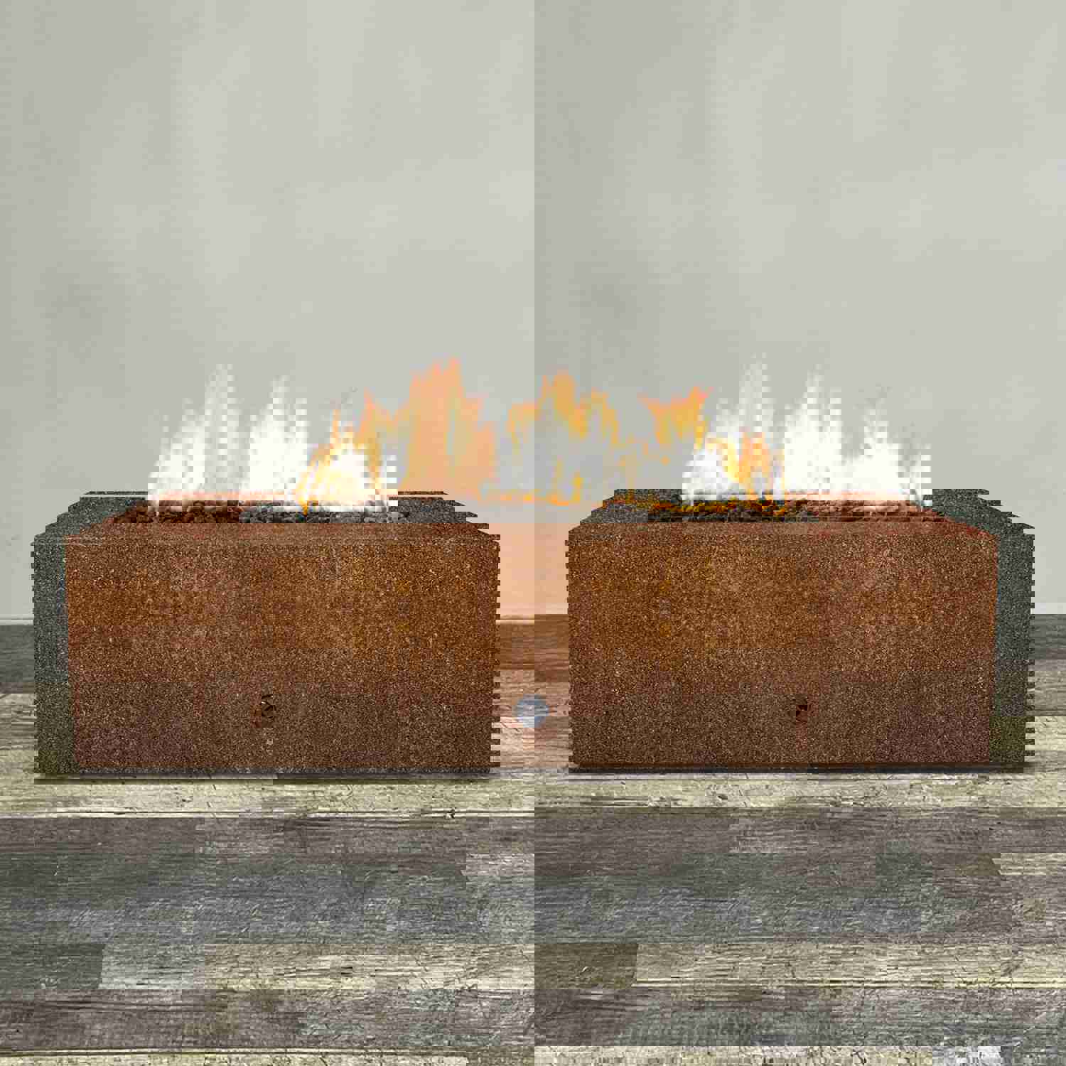 Starfire Designs Gravity 60 x 32 Rectangle Corten Steel Gas Fire Pit