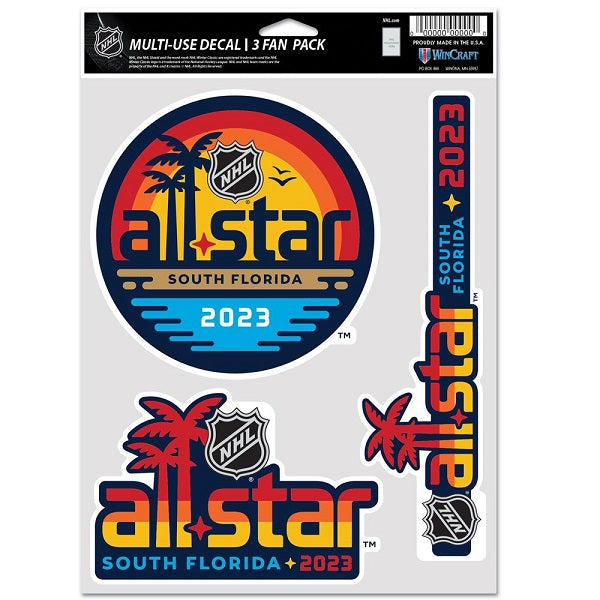 2023 NHL All-Star Game Commemorative Decal Set