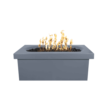 60" Ramona Rectangle Gas Fire Pit - Elegant Outdoor Heating